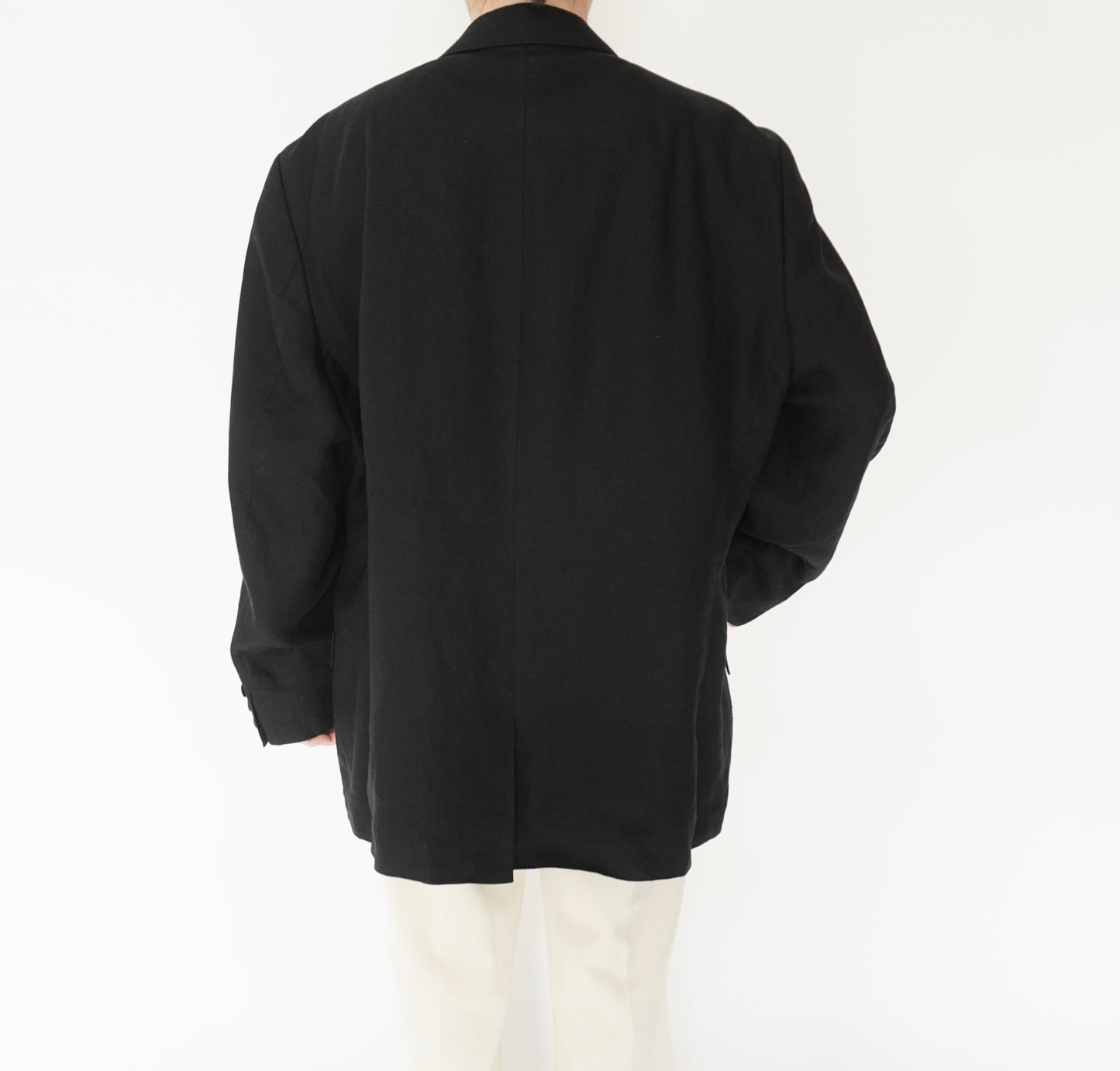 90s Linen Oversized Jacket