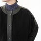80s EURO Design Suede x Leather Jacket