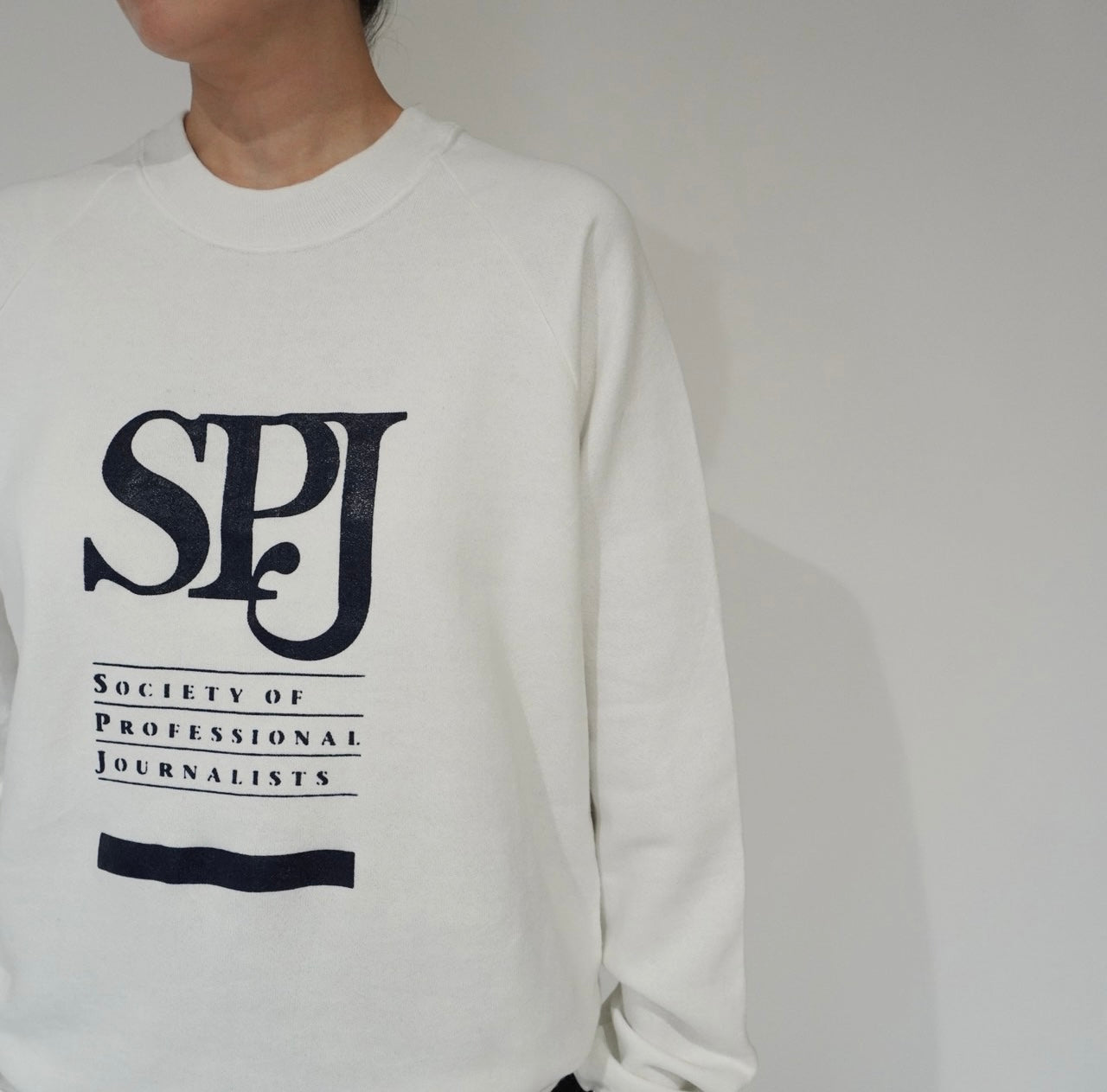 80s Printed Sweater Made in USA