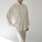 90s Cord Lace Shirt Made in USA