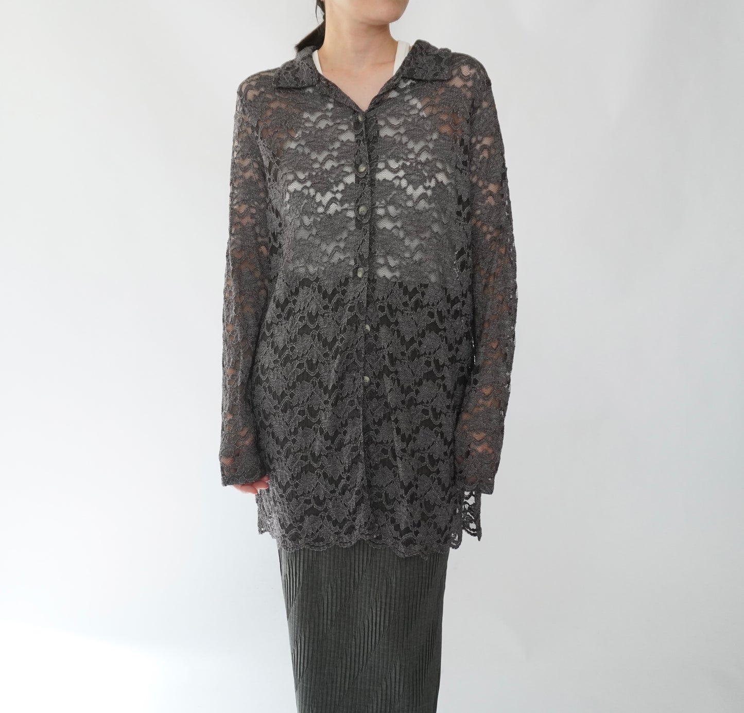 90s EURO Lace Shirt