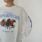 90s Long Sleeves Printed T-shirt Made in USA