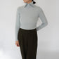 90s Design Ribbed Top Made in Italy