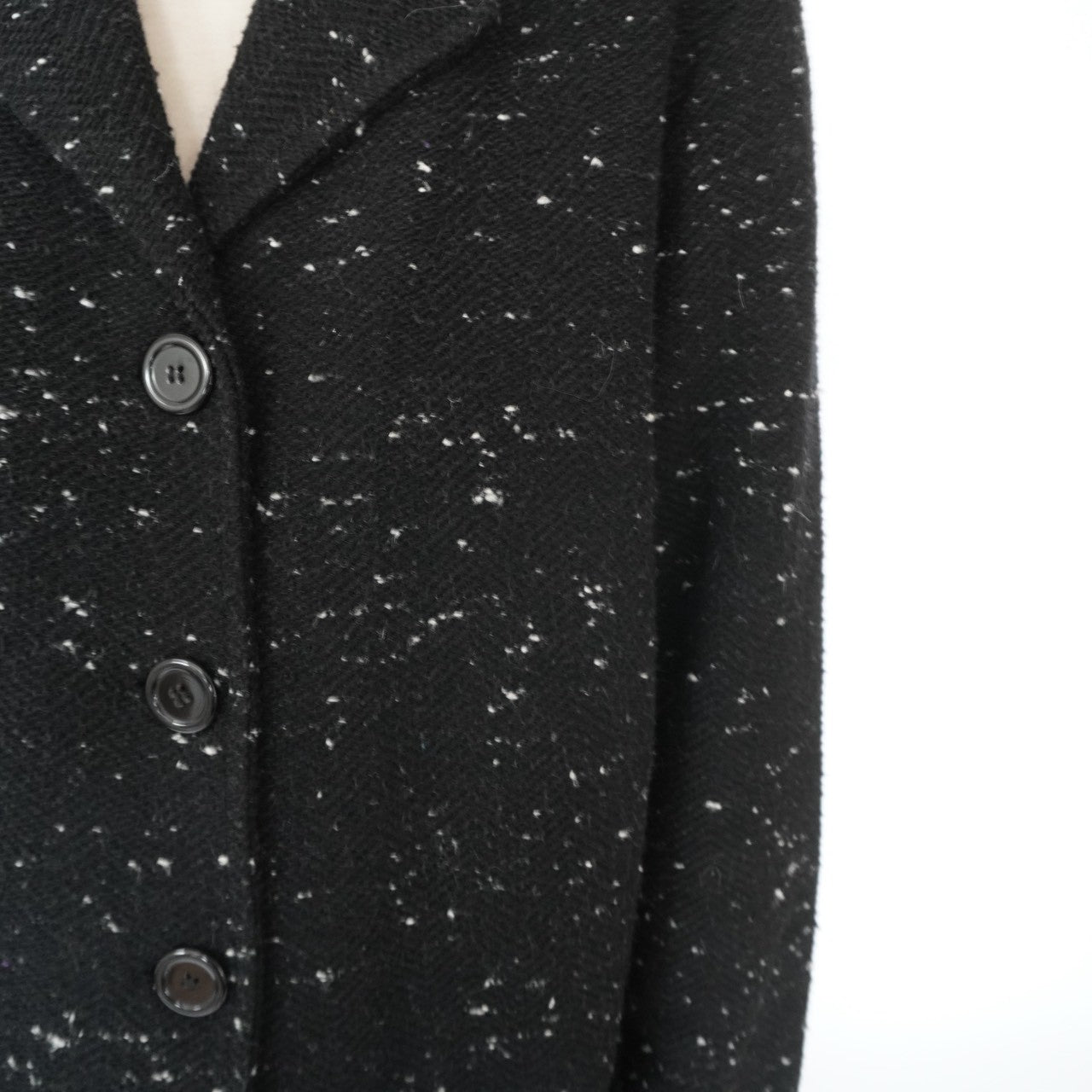 90s Black White Mix Jacket