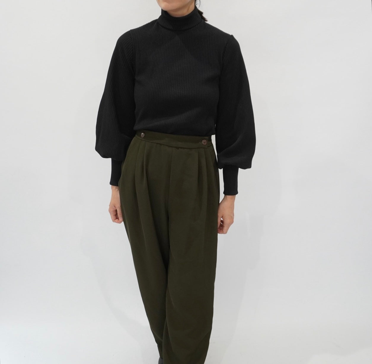 70s Balloon Sleeves Top