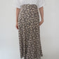 90s Floral Print Skirt Made in USA