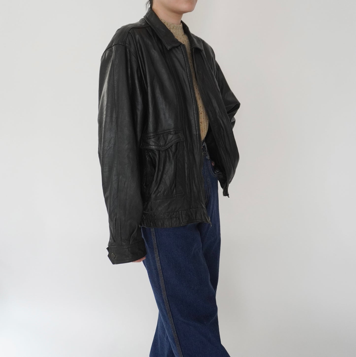 90s Leather Jacket