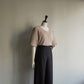 90s Pleated Top Made in USA