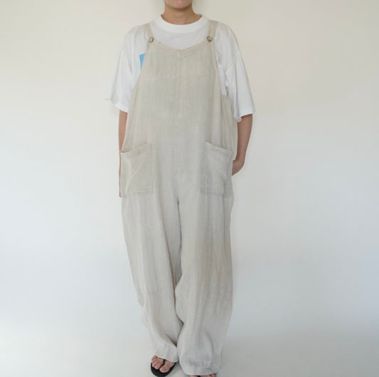 90s Linen Jumpsuit Made in Italy