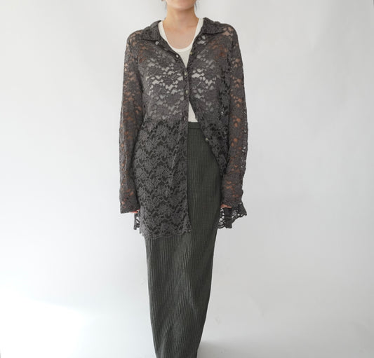 90s EURO Lace Shirt
