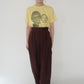 80s Photo Printed T-shirt Made in USA