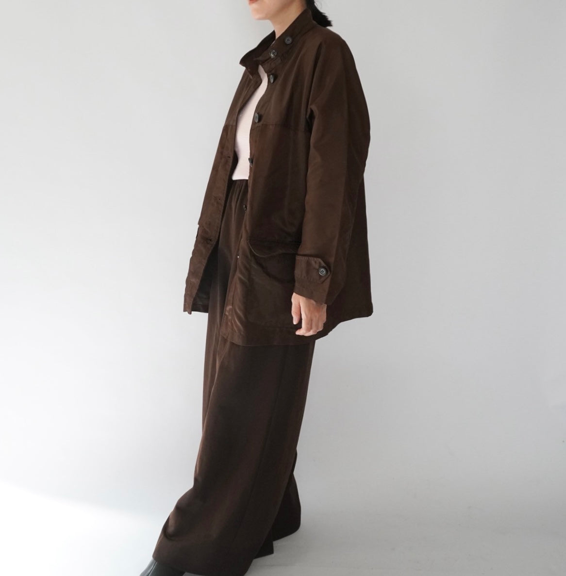 90s Brown Nylon Jacket