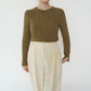 90s Mix Knit Top Made in USA