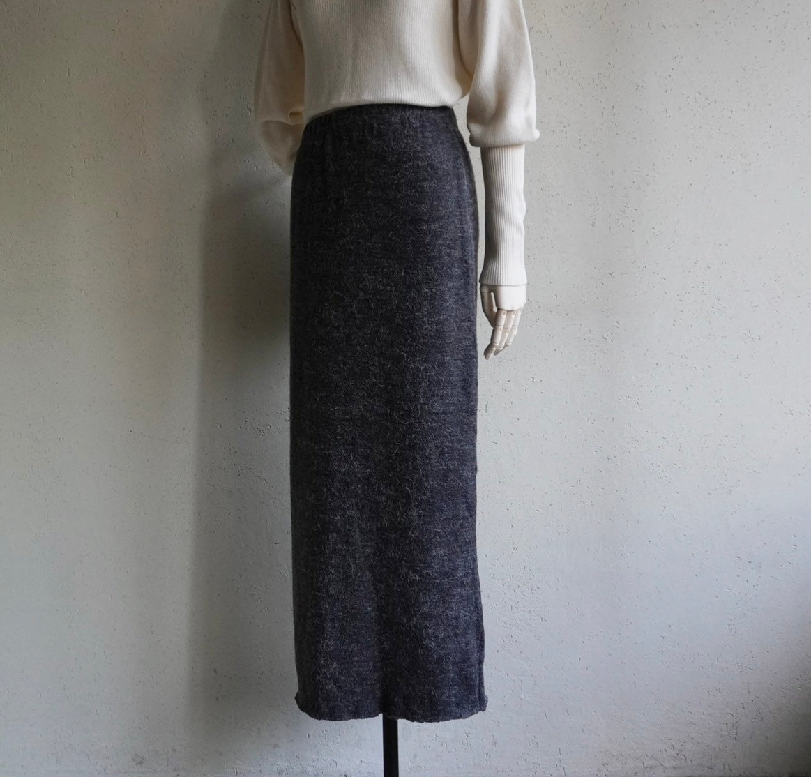 90s C.gray Knit Skirt