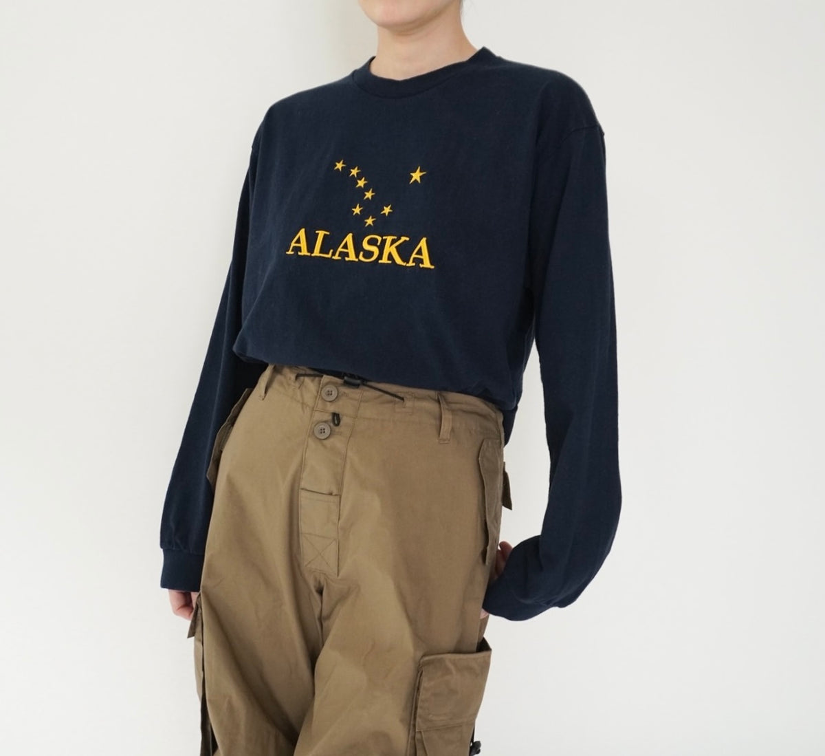 00s Embroidery Long Sleeves T-shirt