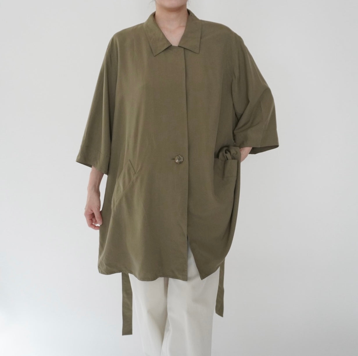 80s Silk Light Jacket Made in Italy
