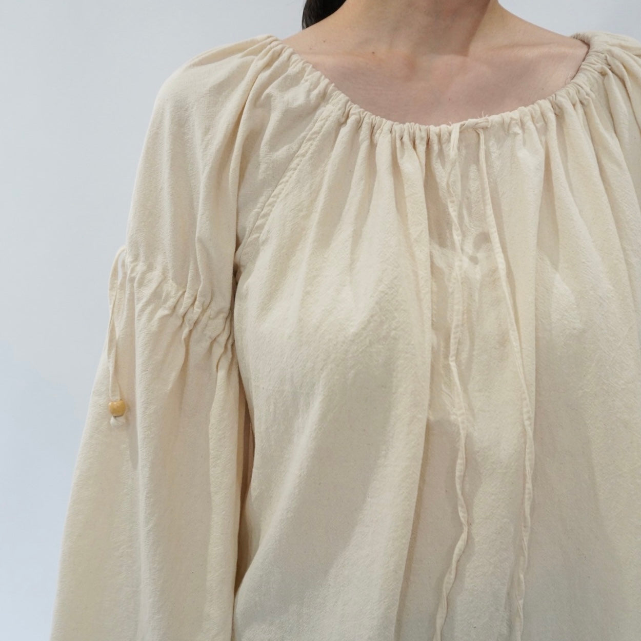 90s Cotton Ivory Tunic