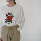90s Printed Long T-shirt Made in USA