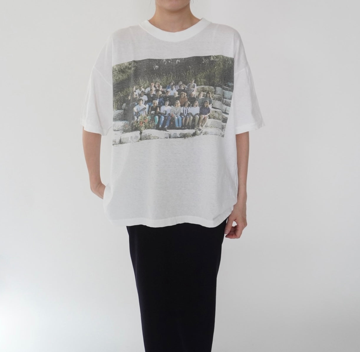 90s EURO Photo Printed T-shirt