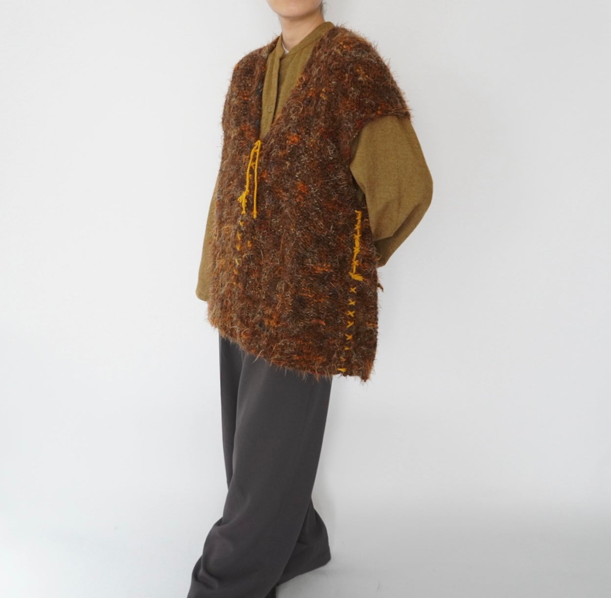 80s Design Mix Knit Vest