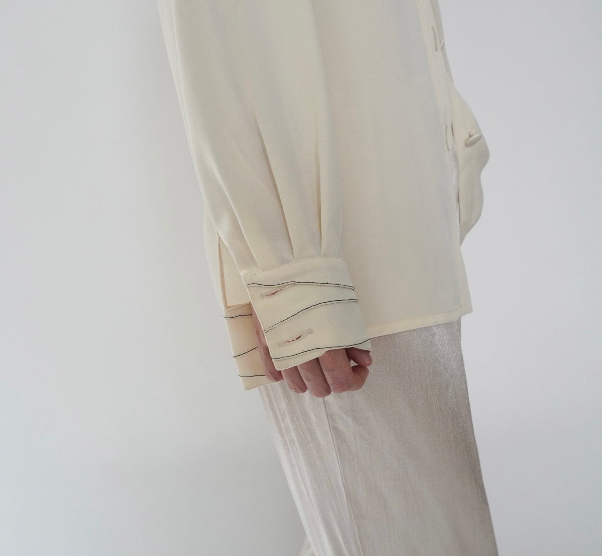 90s Design Sheer Shirt