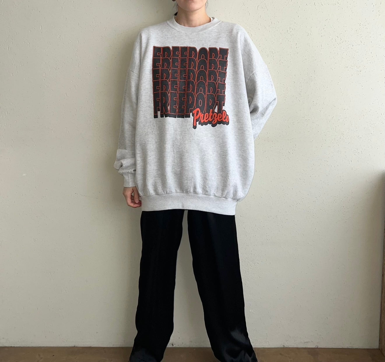 90s Printed Sweater Made in USA