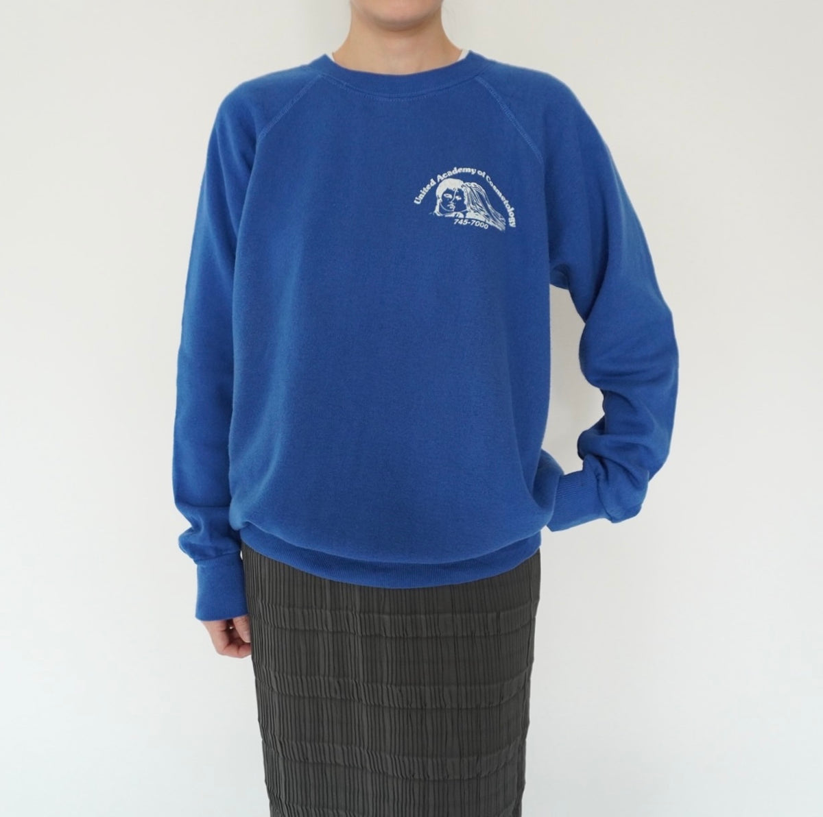 80s Printed Sweater Made in USA