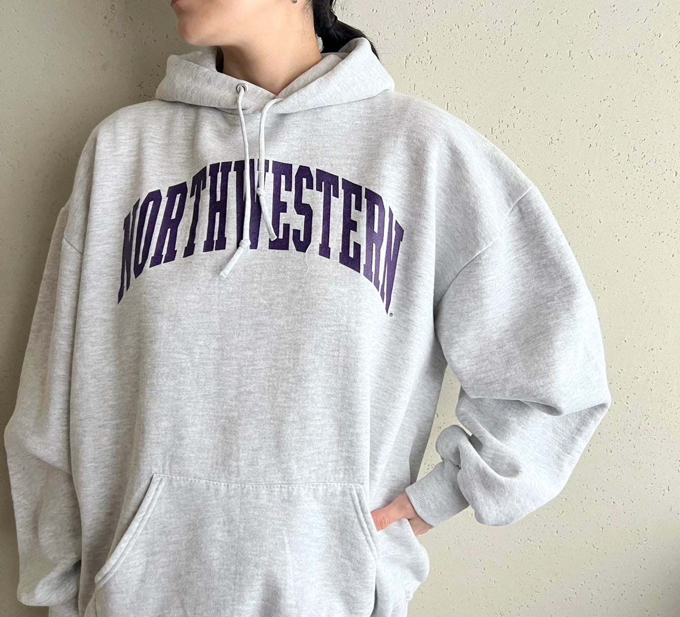 90s Hooded Sweater Made in USA