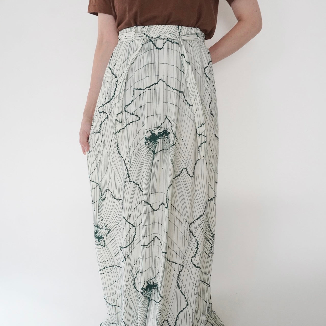 70s Pattern Skirt Made in Canada