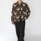 90s Horse Pattern Fleece Jacket