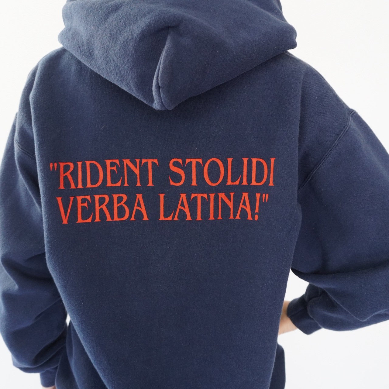 00s Print Hooded Sweater