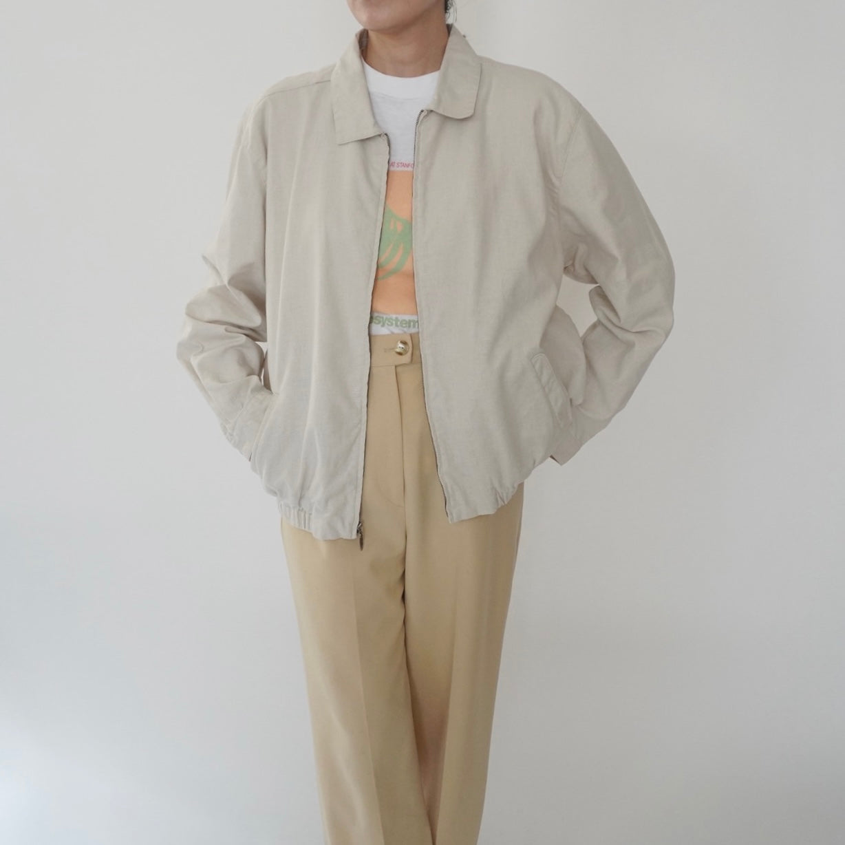 90s Linen Light Jacket