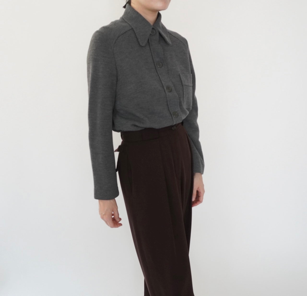 70s Gray Shirt Made in Sweden