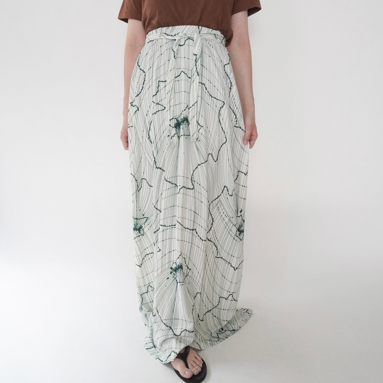 70s Pattern Skirt Made in Canada