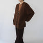 80s Brown Cardigan