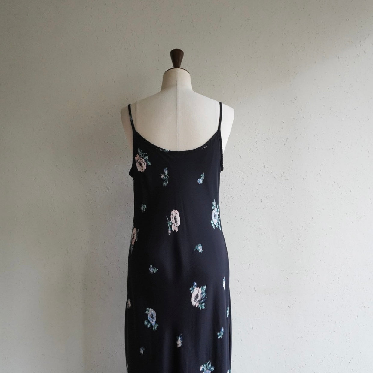 90s Floral Print Maxi Dress Made in USA