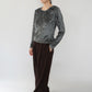 90s Velour Top Made in Italy