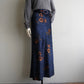 90s Printed Velor Skirt Made in Italy