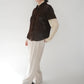 90s Suede Leather Shirt