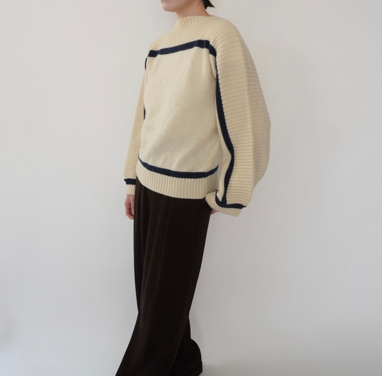 80s＂Rodier Paris" Design Knit