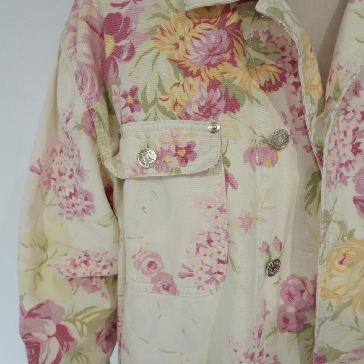 90s " Ralph Lauren" Flower Pattern Jacket