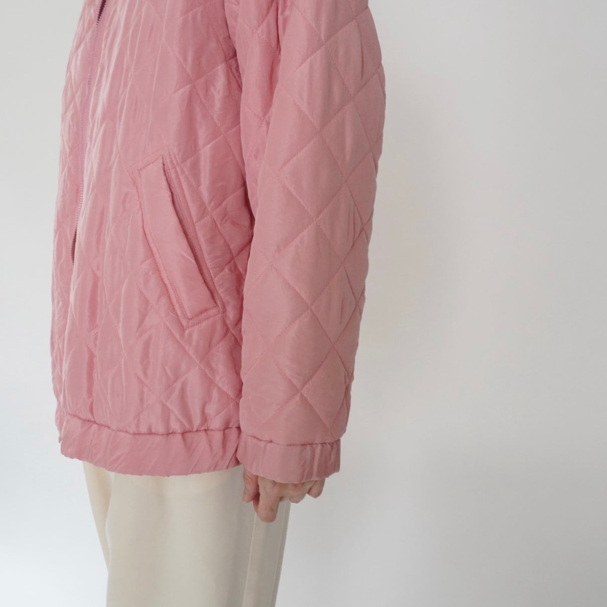 90s Silk Quilted Jacket