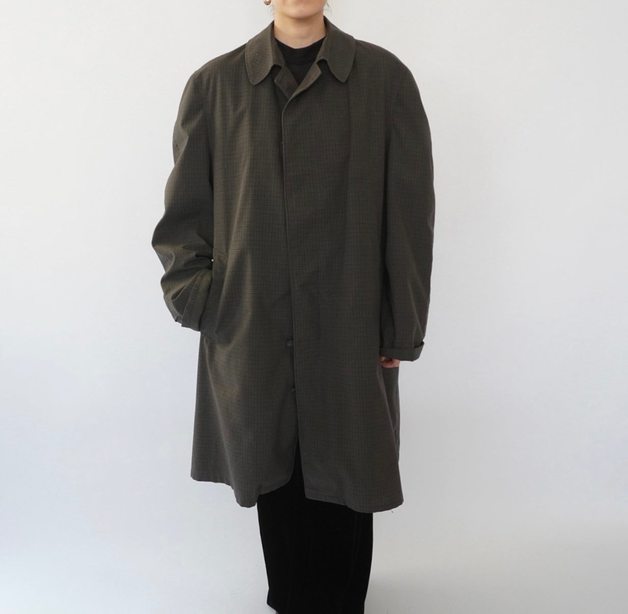 60s "Plymouth" Plaid Coat