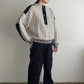 80s Black x White Knit Made in  Norway