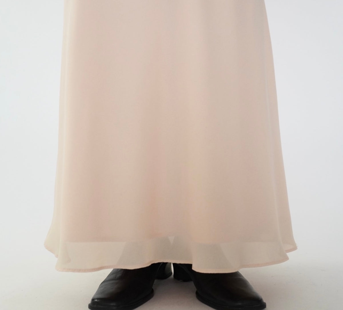 90s Sheer Maxi Skirt Made in USA