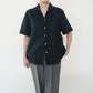 90s Navy Linen Shirt