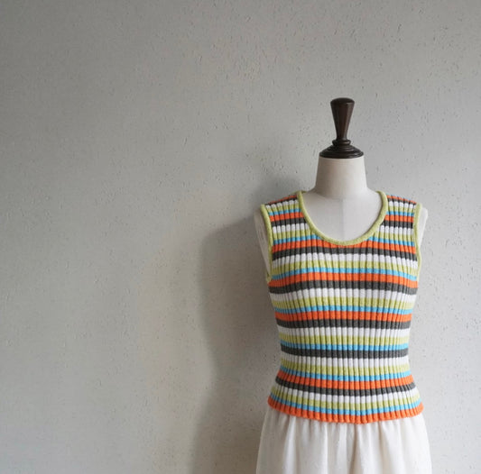 90s Multi Striped Top