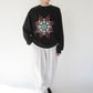 90s Patchwork Design Sweater Made in USA