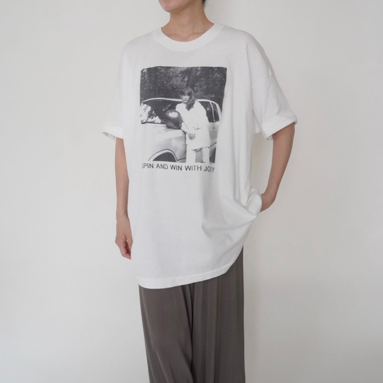 90s Photo Printed T-shirt Made in USA