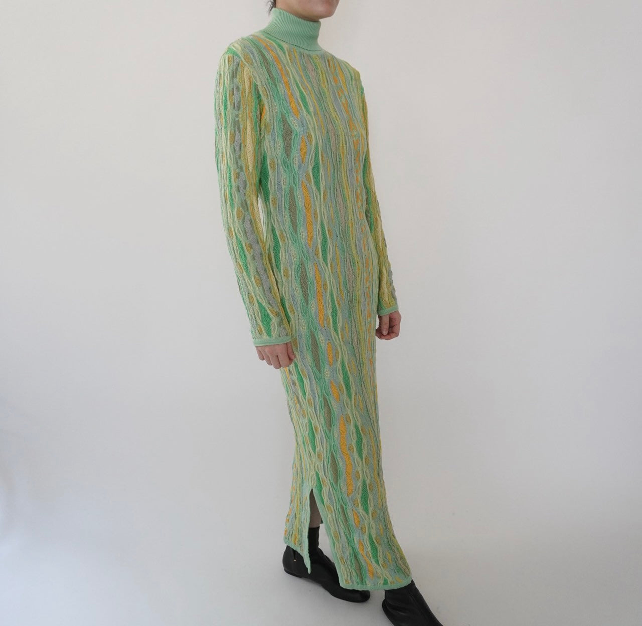 80s Design Cotton Knit Dress Made in Australia